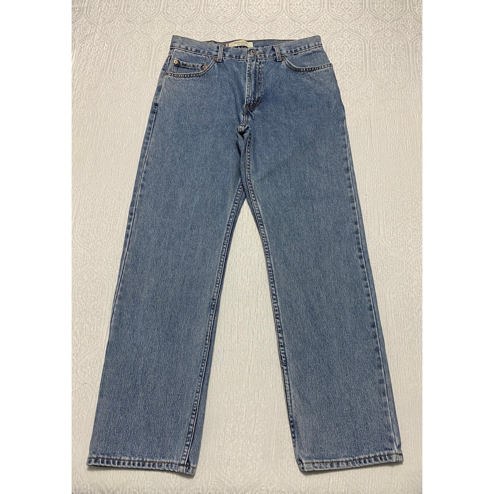 Vintage Y2K Levis 505 Regular Fit Men's Jeans‎ Size 34×32 Blue Denim Straight